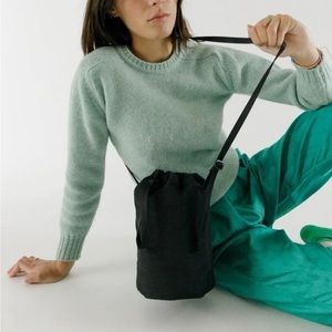 BAGGU Medium Nylon Bucket Bag | Black